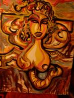 modern naakt kleurrijk op doek 2005, Enlèvement