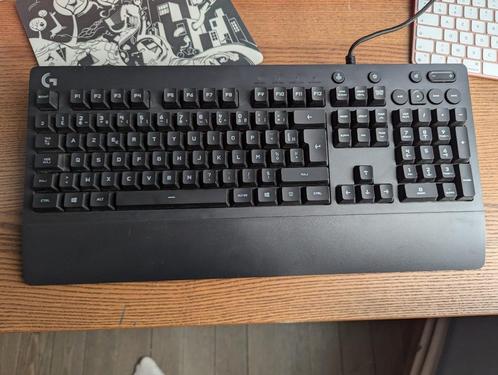 Clavier de jeu Logitech G213 Azerty, Informatique & Logiciels, Claviers, Comme neuf, Azerty, Filaire, Ergonomique, Clavier gamer