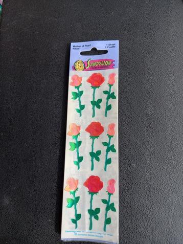 Stickers en forme de fleur de sandylion, scrapbooking 