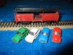 Marklin 4613 avec 4 VW, Enlèvement ou Envoi, Utilisé, Wagon, Märklin