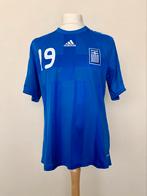 Greece 2008-2009 Home #19 match worn Adidas Hellas shirt, Sport en Fitness, Shirt, Gebruikt, Maat L