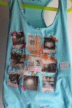 Topje met fotoprints op maat 164/170 of XS, Kinderen en Baby's, Ophalen of Verzenden, Gebruikt, Meisje, Shirt of Longsleeve