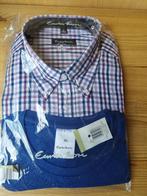 overhemd met shirt XL, Kleding | Heren, Ophalen of Verzenden, Nieuw, Blauw, Halswijdte 43/44 (XL)