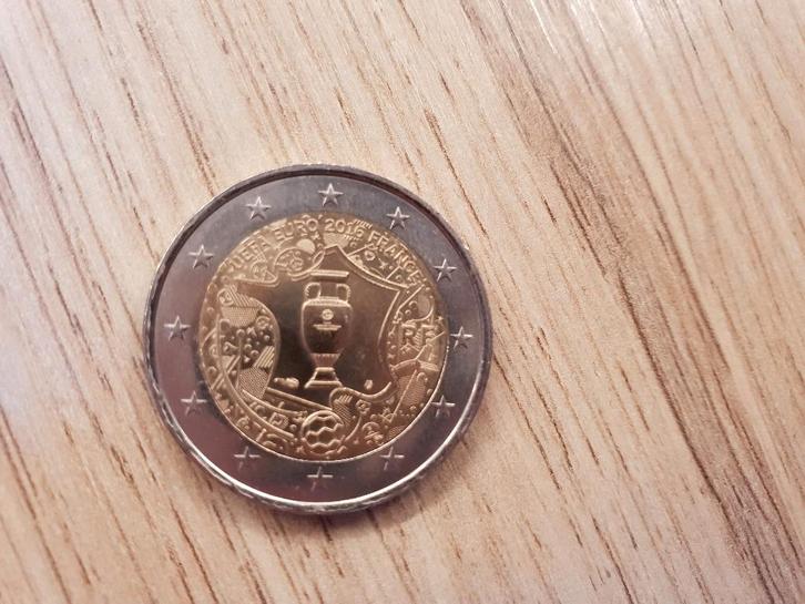 2 euros Euro UEFA 2016, Postzegels en Munten, Munten | Europa | Euromunten, 2 euro, Frankrijk, Ophalen of Verzenden