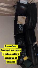 Canape en cuir, Enlèvement, Utilisé