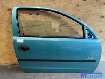 OPEL CORSA C Blauw rechts deur 2000-2005 beschikbaar voor biedingen