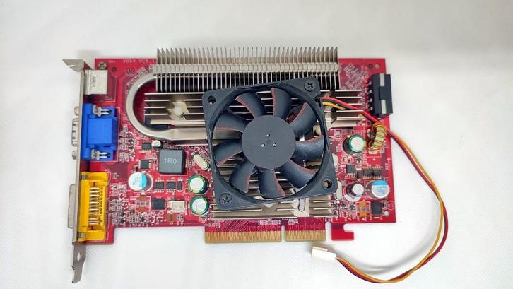 Verschillende AGP- en PCI-Express-videokaarten, Computers en Software, Videokaarten, Zo goed als nieuw, Nvidia, AGP, GDDR3, Tv-Out