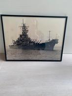 3 kaders foto ‘s boten, Antiek en Kunst, Ophalen