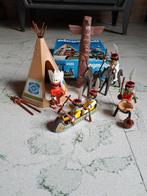 Vintage Playmobil 3483 Village indien avec tipi, Enfants & Bébés, Ensemble complet, Enlèvement, Utilisé