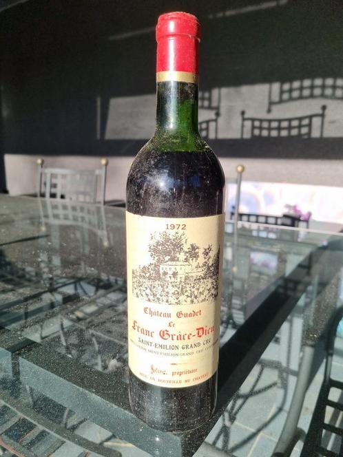 Saint Emilion Grand Cru 1972 (6 bouteilles), Collections, Vins, Comme neuf, Vin rouge, France, Pleine, Enlèvement