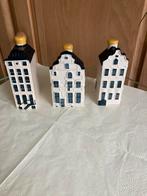 3 KLM HUISJES DELFTS BLAUW Amsterdam Bols nummers 57 45 84, Ophalen of Verzenden, Zo goed als nieuw