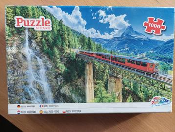 Puzzel 1000 st - Grafix - Bergspoorweg beschikbaar voor biedingen