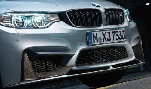 M Performance Carbon voorbumper lip spoiler set nieuw BMW 3, Auto-onderdelen, Carrosserie, Achterklep, BMW, Nieuw, Herkomst onderdeel bekend