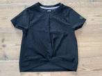 T-shirt C&A zwart sport maat 140, Enlèvement ou Envoi, Comme neuf, Fille, Chemise ou À manches longues