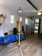 werflamp verstelbaar, Doe-het-zelf en Bouw, Bouwverlichting, Ophalen, Gebruikt, Lamp met armatuur, Met statief