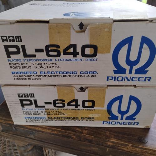 Platines Pioneer PL 640, Audio, Tv en Foto, Platenspelers, Gebruikt, Platenspeler, Pioneer, Automatisch, Ophalen