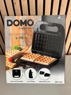Monsieur Domo wafelijzer en croque, Elektronische apparatuur, Ophalen of Verzenden, Uitneembare platen, Nieuw