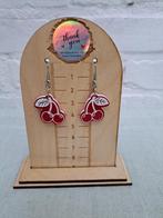 oorbellen kriekjes, Handtassen en Accessoires, Oorbellen, Ophalen of Verzenden, Nieuw, Hangers