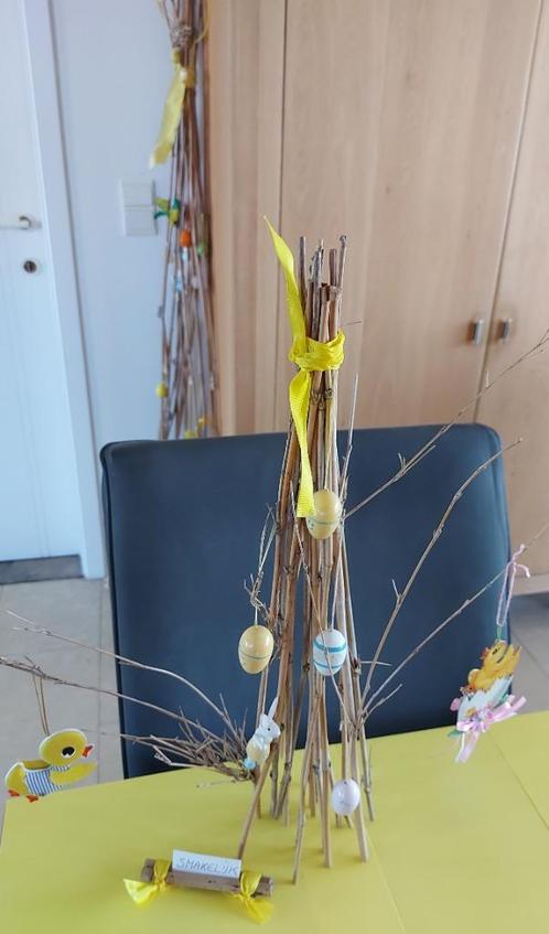 Paasboom/Kerstboom tafelmodel 50 cm - bamboe, Diversen, Kerst, Zo goed als nieuw, Ophalen of Verzenden