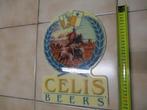 Reclamebord Celis beer , verzamelstuk vintage drank bord, Ophalen of Verzenden, Gebruikt, Reclamebord, Plaat of Schild, Overige merken