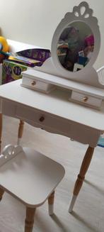 Witte kaptafel met kruk Perfecte staat als nieuw, Ophalen, Zo goed als nieuw, Meisje