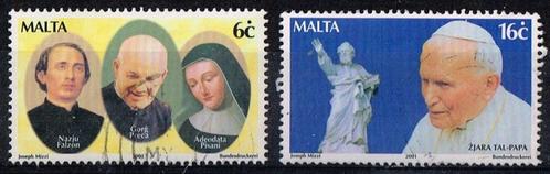Postzegels uit Malta - K 4493 - bezoek paus, Postzegels en Munten, Postzegels | Europa | Overig, Gestempeld, Malta, Verzenden