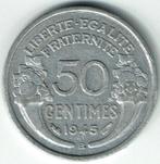 50 centimes 1945 B Frankrijk, Postzegels en Munten, Verzenden, Frankrijk, Losse munt