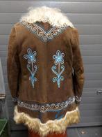 Vintage bohemian jas, Kleding | Dames, Ophalen of Verzenden, Zo goed als nieuw, Maat 36 (S), Bruin