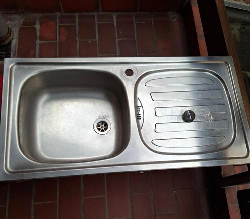 Spoelbak met afdruiprek, Huis en Inrichting, Keuken | Keukenelementen, Zo goed als nieuw, Minder dan 100 cm, 50 tot 100 cm, 25 tot 50 cm