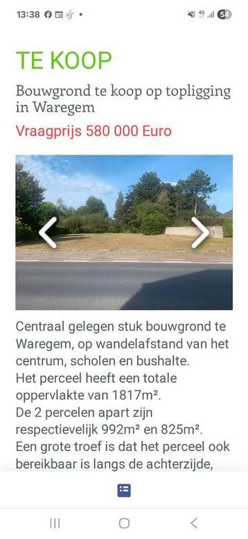 Te koop grond