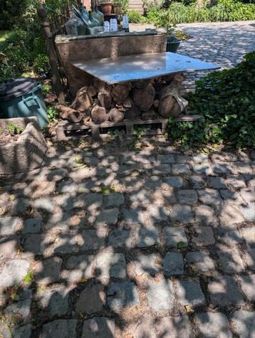 Brandhout notenboom + 3 Europallets beschikbaar voor biedingen
