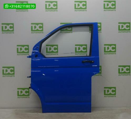 Volkswagen Transporter T6 ('15-'20) Voorportier links blauw, Auto-onderdelen, Carrosserie, Deur, Volkswagen, Voor, Links, Gebruikt