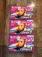 3 gesealde FUJI cassette 90 cdfan1, Enlèvement ou Envoi, Avec boîte de rangement, étagère ou coffret, Autres genres, Neuf, dans son emballage