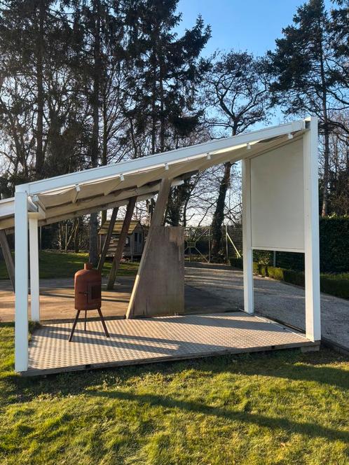 Brustor overkapping outdoor living lamellendak terras, Tuin en Terras, Overkappingen, Gebruikt, Ophalen