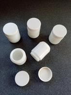 nieuw 5 opaline mengpotjes met draaideksel verf of crèmes, Hobby en Vrije tijd, Schilderen, Ophalen of Verzenden, Nieuw, Overige typen