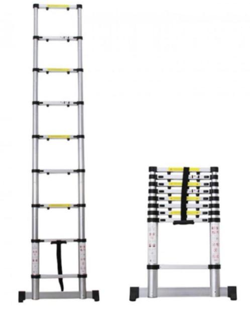 telescoopladder ladder telescopisch 3,80 meter, NIEUW!!!, Bricolage & Construction, Échelles & Escaliers, Neuf, Échelle, 2 à 4 mètres