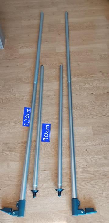 2 BARRES DE SOUTIEN AVEC CLIPS  beschikbaar voor biedingen