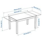 Table a manger LANEBERG à vendre.
Table extensible, blanc,, Huis en Inrichting, Tafels | Kaptafels, Ophalen, Gebruikt