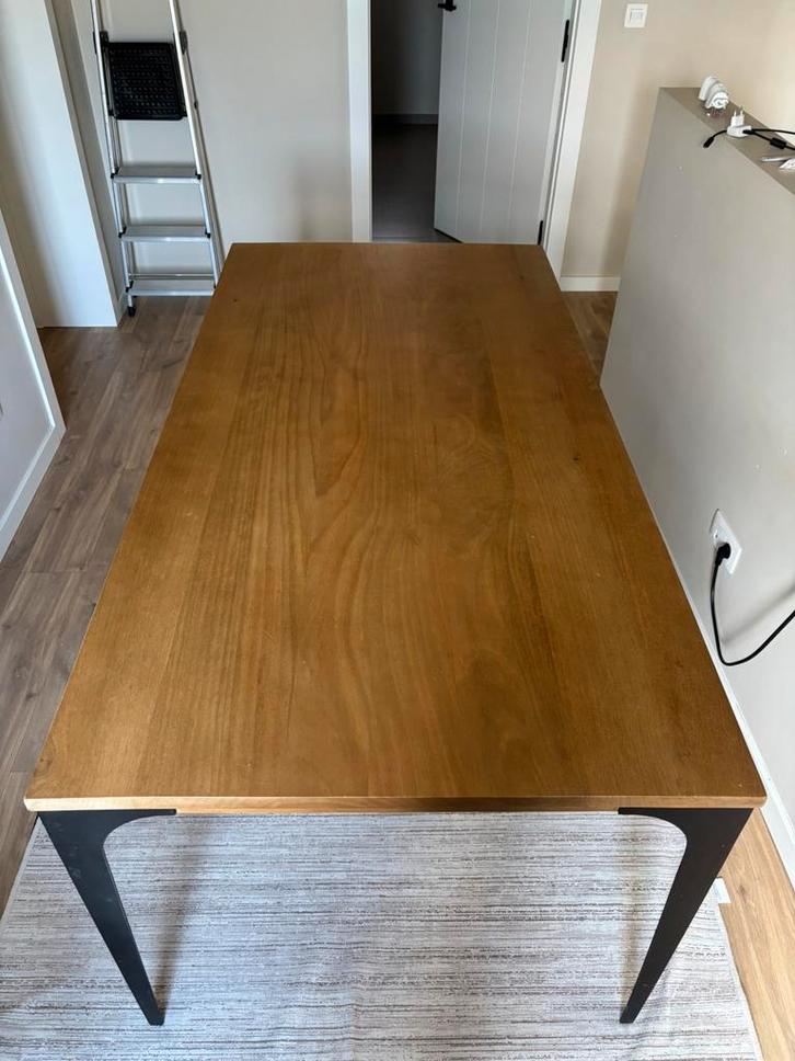 Massief mangohouten eetkamertafel L180, Maison & Meubles, Tables | Tables à manger, Comme neuf, Enlèvement