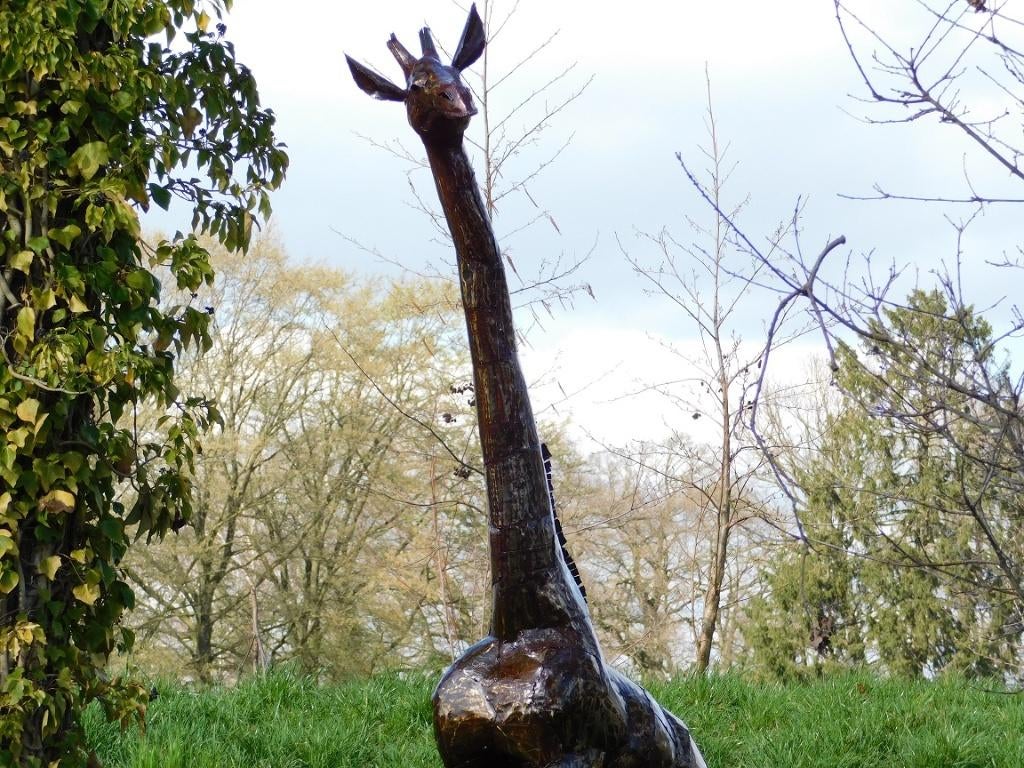 Giraffe Zola - 290 cm - Handgemaakt en Uniek, Antiek en Kunst, Ophalen of Verzenden