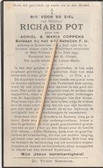 Victime de guerre 1940-1945, Collections, Envoi