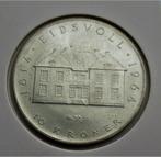 Noorwegen 10 kroner, 1964 Eidsval Mansion, Postzegels en Munten, Munten | Europa | Niet-Euromunten, Zilver, Verzenden