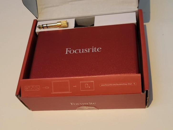Focusrite Scarlett Solo 3rd Gen opnameapparaat, Computers en Software, Geluidskaarten, Zo goed als nieuw, Extern, Ophalen of Verzenden