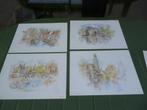 Map met 4 aquarellen Brugge (Bernadette Vos)