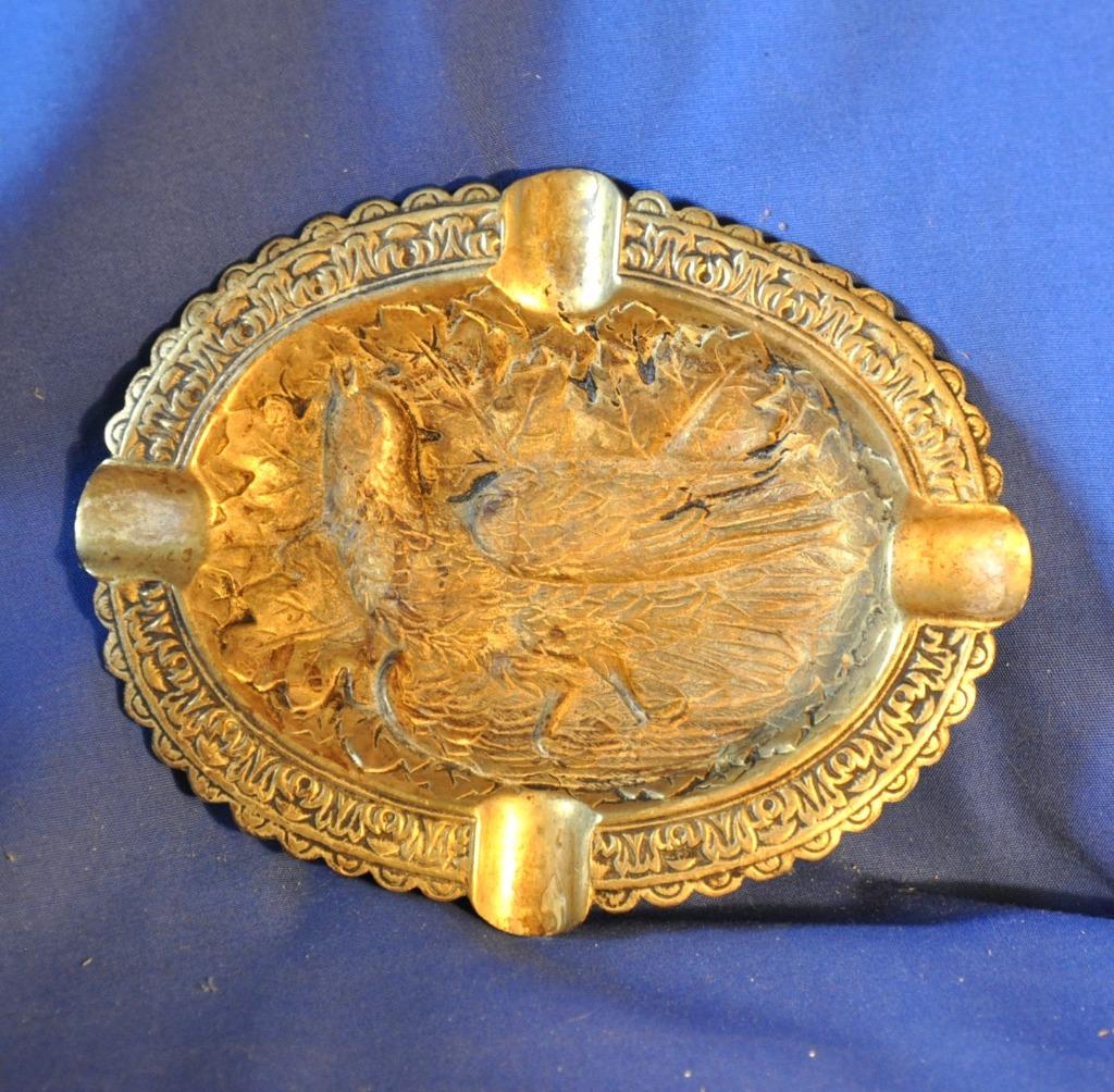 cendrier en laiton épais  (2), Ophalen of Verzenden, Koper