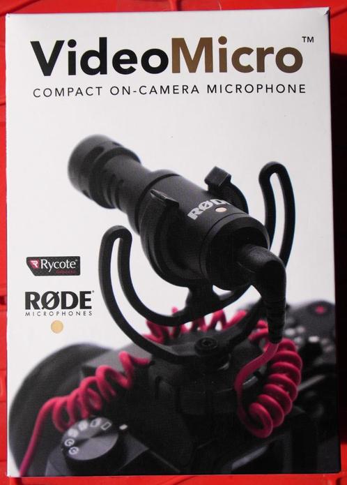 RODE video micro, TV, Hi-fi & Vidéo, Caméscopes numériques, Comme neuf, Autres types, Autres types, Autres marques, Microphone externe