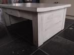 salontafel -white wash effect, Huis en Inrichting, 50 tot 100 cm, Minder dan 50 cm, 100 tot 150 cm, Gebruikt