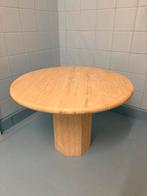 Travertin salontafel vintage, Huis en Inrichting, Tafels | Salontafels, Ophalen, Zo goed als nieuw
