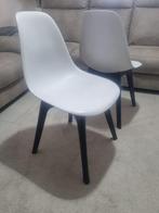 5 chaises, Huis en Inrichting, Stoelen, Ophalen, Kunststof, Gebruikt, Wit