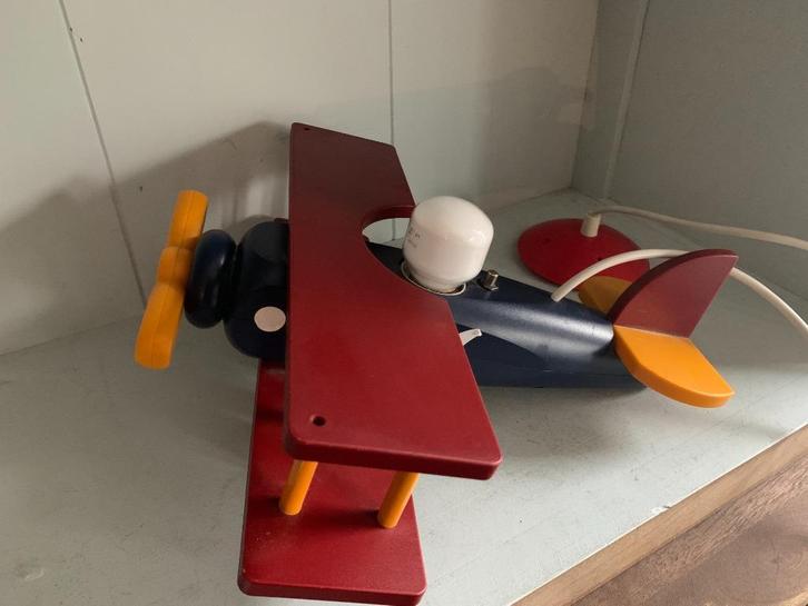 Vintage Vliegtuig Hanglamp Jaren 80, Huis en Inrichting, Lampen | Hanglampen, Zo goed als nieuw, Kunststof, Ophalen of Verzenden